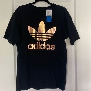 Metallic Adidas Logo T-shirt